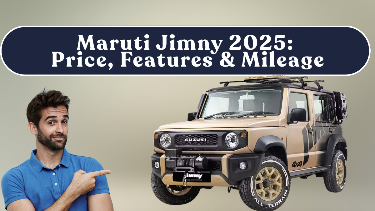 Maruti Jimny 2025: GST-Adjusted Price, Features & Mileage
