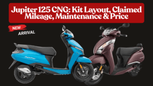 Jupiter 125 CNG: Kit Layout, Claimed Mileage, Maintenance & Price
