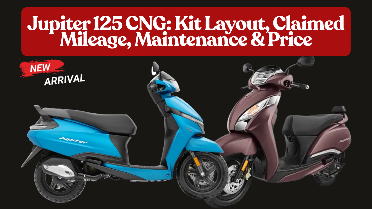 Jupiter 125 CNG: Kit Layout, Claimed Mileage, Maintenance & Price