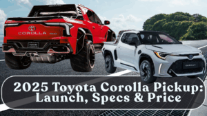 2025 Toyota Corolla Pickup: Launch, Specs & Price