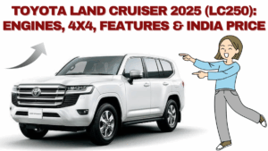 Toyota Land Cruiser 2025 (LC250): Engines, 4x4, Features & India Price
