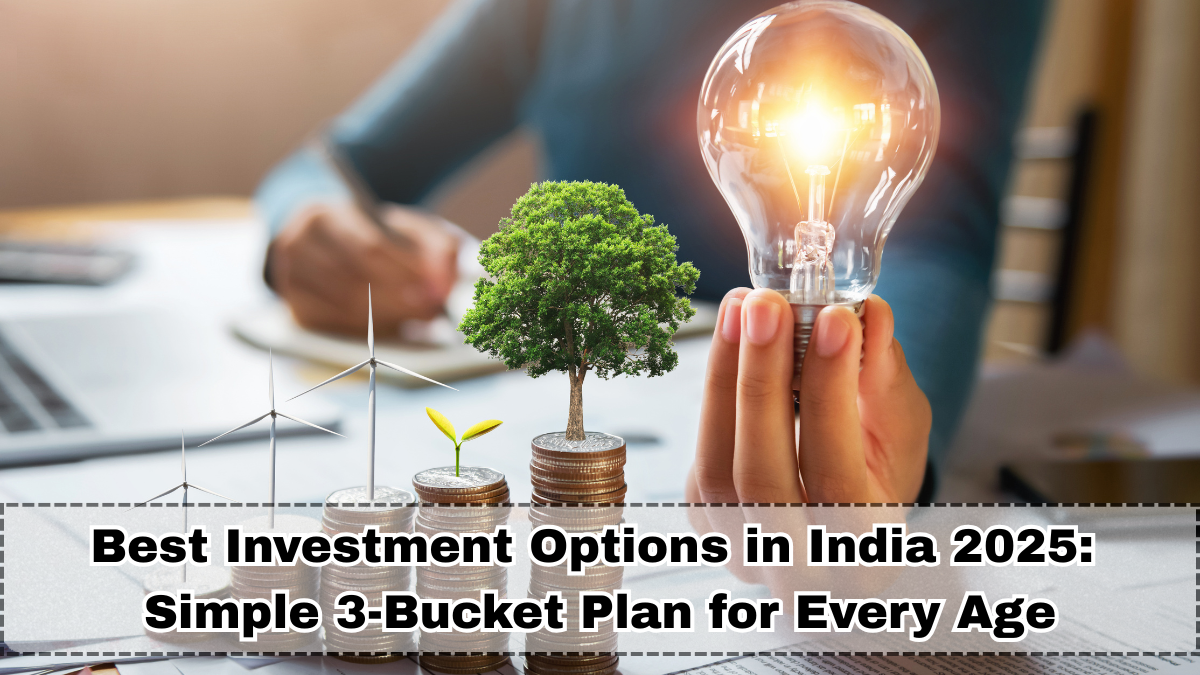 Best Investment Options in India 2025: Simple 3-Bucket Plan for Every Age