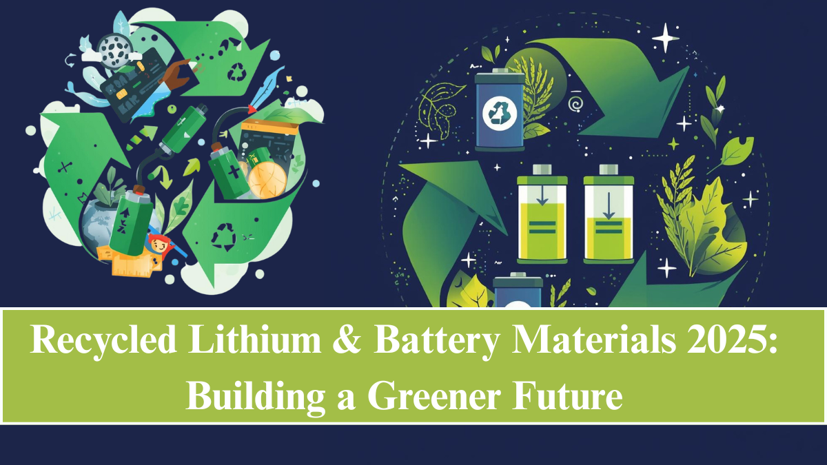 Recycled Lithium & Battery Materials 2025: Building a Greener Future