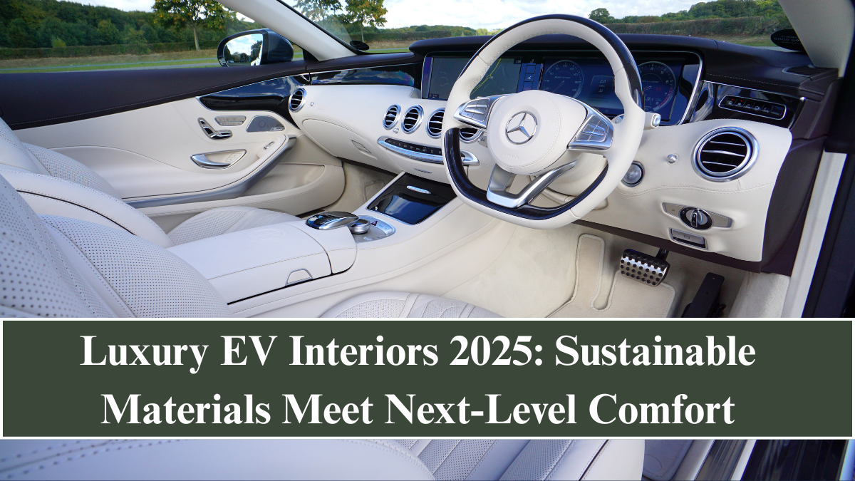 Luxury EV Interiors 2025: Sustainable Materials Meet Next-Level Comfort