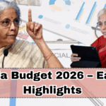 India Budget 2026 – Early Highlights