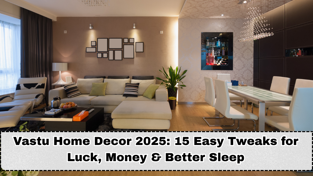 Vastu Home Decor 2025: 15 Easy Tweaks for Luck, Money & Better Sleep