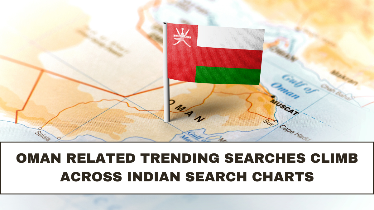 Oman Related Trending Searches Climb Across Indian Search Charts