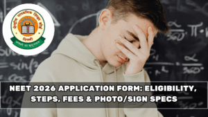 NEET 2026 Application Form: Eligibility, Steps, Fees & Photo/Sign Specs