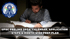 UPSC Prelims 2026: Calendar, Application Steps & Month-Wise Prep Plan