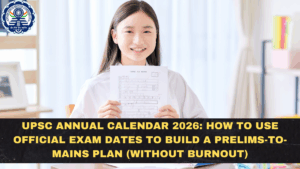 UPSC Annual Calendar 2026: How to Use Official Exam Dates to Build a Prelims-to-Mains Plan Without Burnout