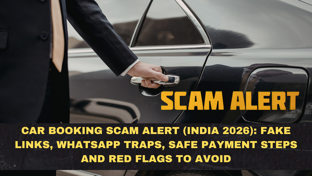Car Booking Scam Alert (India 2026): Fake Links, WhatsApp Traps, Safe Payment Steps and Red Flags to Avoid