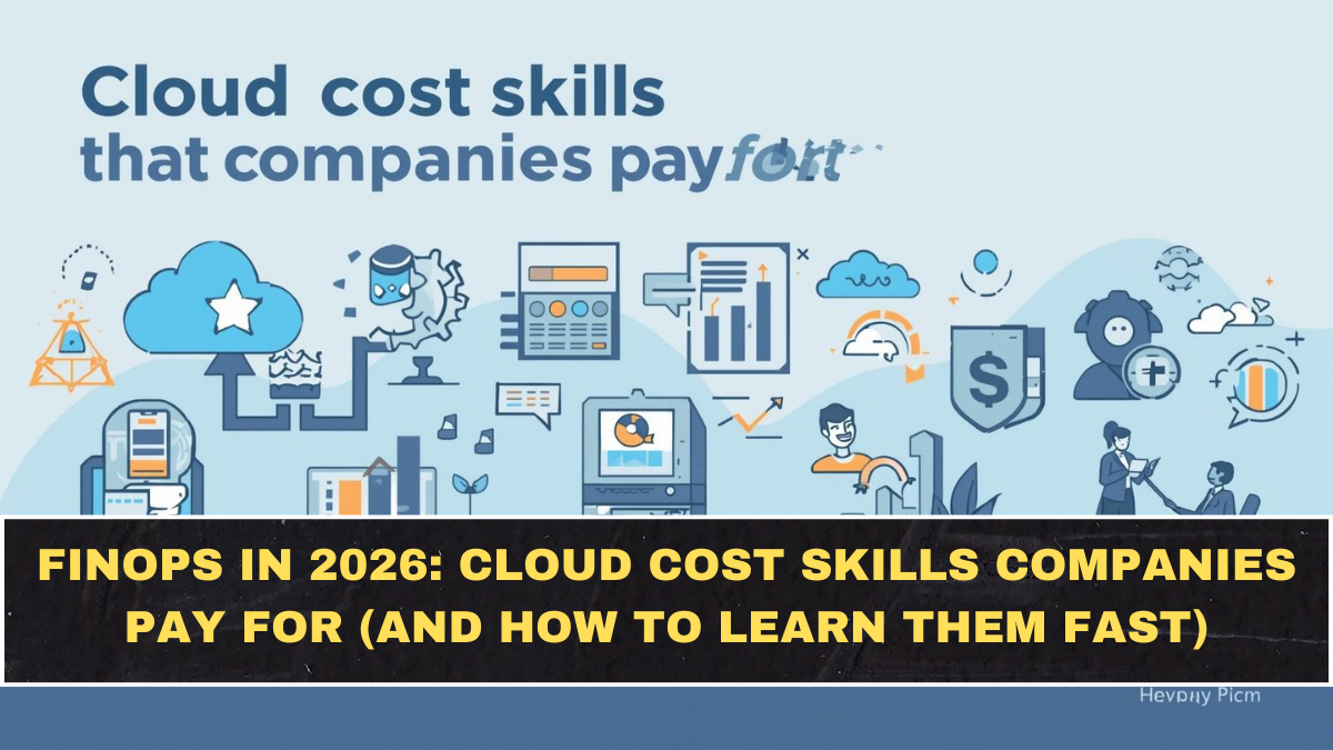 FinOps in 2026: Cloud Cost Skills Companies Pay For (and How to Learn Them Fast)