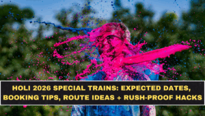Holi 2026 Special Trains: Expected Dates, Booking Tips, Route Ideas + Rush-Proof Hacks