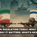 Israel–Iran Escalation Today: What Happened, Why It Matters, Market Impact (March 2026 Update)