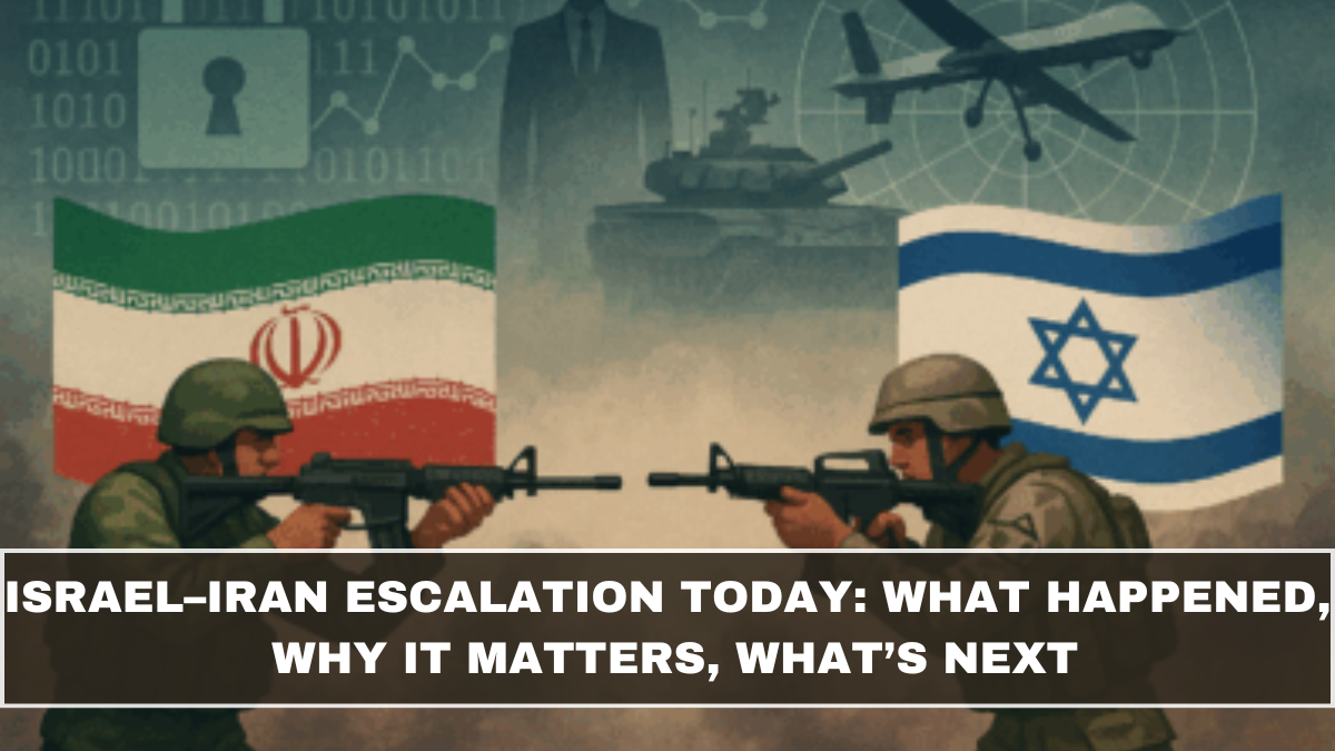 Israel–Iran Escalation Today: What Happened, Why It Matters, Market Impact (March 2026 Update)
