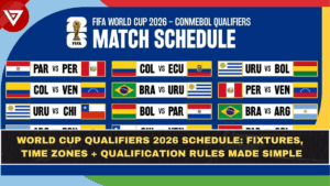 World Cup Qualifiers 2026 Schedule: Fixtures, Time Zones + Qualification Rules Made Simple
