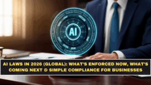 AI Laws in 2026 (Global): What’s Enforced Now, What’s Coming Next & Simple Compliance for Businesses