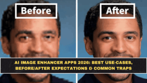 AI Image Enhancer Apps 2026: Best Use-Cases, Before/After Expectations & Common Traps