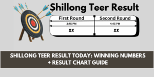 Shillong Teer Result Today: Winning Numbers + Result Chart Guide