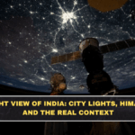 ISS Night View of India: City Lights, Himalayas, and the Real Context