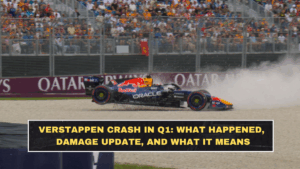 Verstappen Crash in Q1: What Happened, Damage Update, and What It Means
