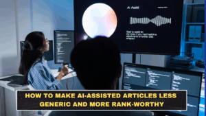 How to Make AI-Assisted Articles Less Generic and More Rank-Worthy