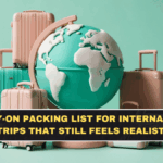 Carry-On Packing List for International Trips That Still Feels Realistic