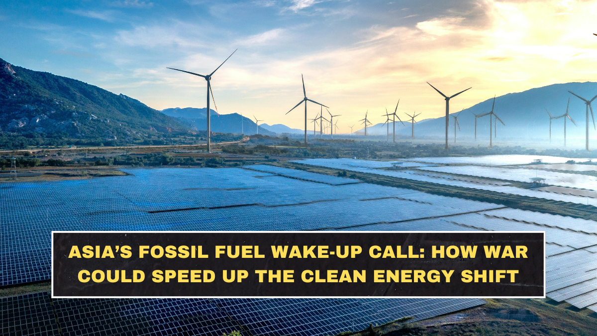 Asia’s Fossil Fuel Wake-Up Call: How War Could Speed Up the Clean Energy Shift