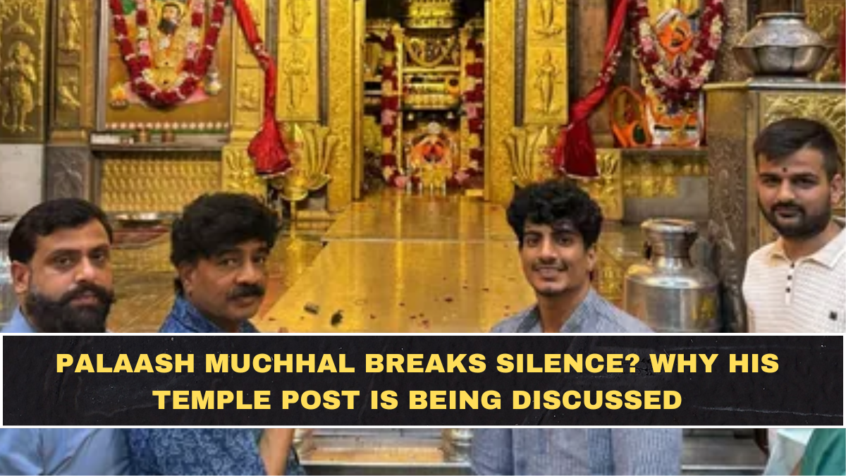 Palaash Muchhal Breaks Silence? Why His Temple Post Is Being Discussed